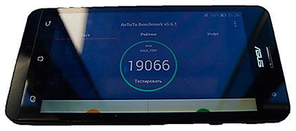 фото Asus Zenfone 5 LTE тест AnTuTu