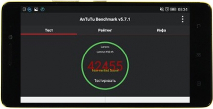 фото Lenovo K3 Note тест AnTuTu