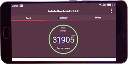 фото Meizu M2 Note тест AnTuTu