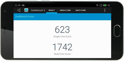 фото Meizu M2 Mini тест Geek Bench 3