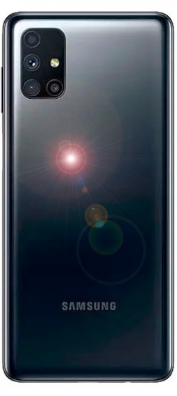 Samsung Galaxy M51 вид сзади