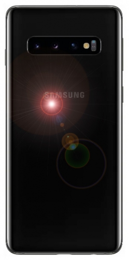 Samsung Galaxy S10 вид сзади