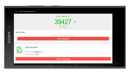 фото Sony Xperia L2 тест AnTuTu