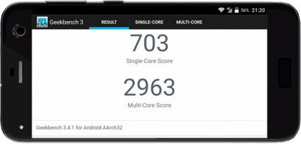 фото ZTE Blade S7 тест Geek Bench 3