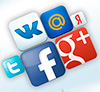 Социальные сети (Вконтакте, Facebook, Одноклассники, Twitter)