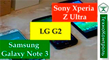 Плашка видеосравнения в котором участвует Samsung Galaxy Note 3