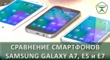 Плашка видеосравнения в котором участвует Samsung Galaxy A7 SM-A700F