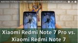 Плашка видеосравнения в котором участвует Xiaomi Redmi Note 7 Pro