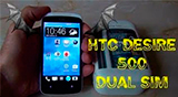 Плашка видео обзора 1 HTC Desire 500  Dual Sim